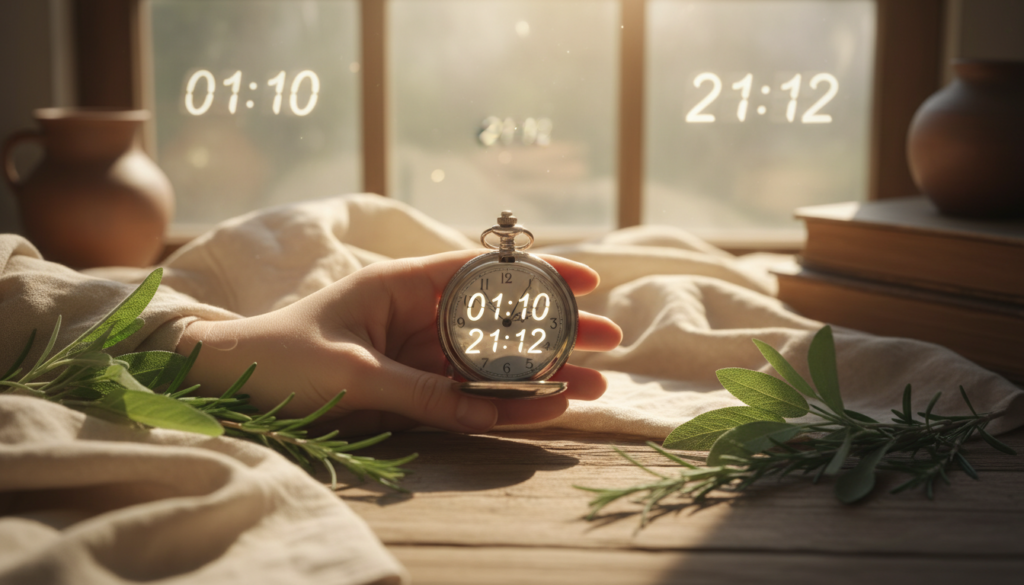 découvrez la signification des heures inversées 01h10 à 21h12 et leur symbolisme spirituel pour mieux comprendre les messages de l'univers.