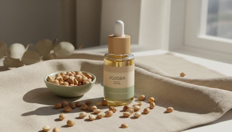 découvrez l'huile de jojoba bio, une alliée naturelle sébo-régulatrice adaptée à tous les types de peau pour une hydratation optimale et un équilibre parfait.