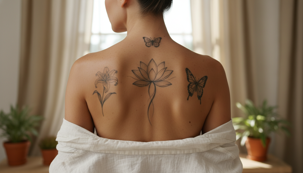 découvrez la signification des motifs de tatouage populaires comme le lotus, le lys, le papillon et les tatouages sur le dos, pour un choix qui a du sens.