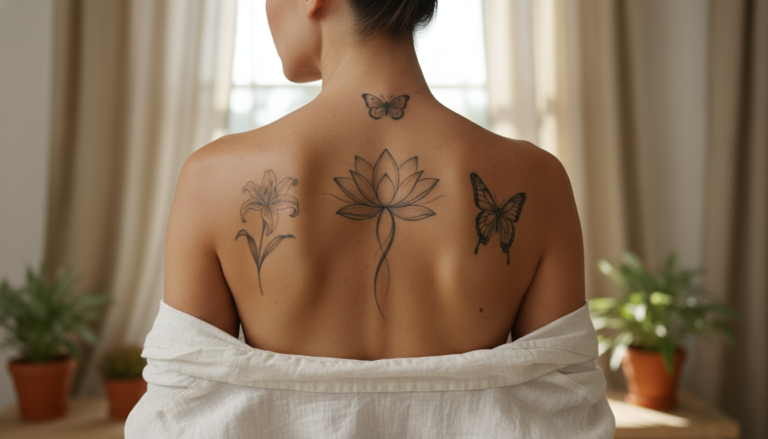 découvrez la signification des motifs de tatouage populaires comme le lotus, le lys, le papillon et les tatouages sur le dos, pour un choix qui a du sens.