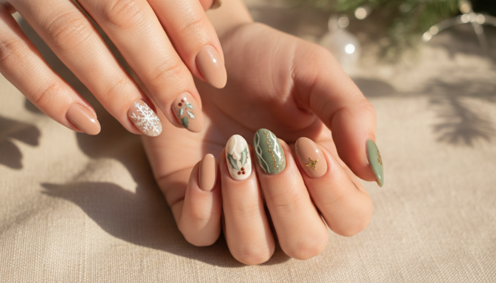 découvrez des idées originales de manucure de noël avec des dessins festifs et des couleurs tendances pour sublimer vos ongles pendant les fêtes.