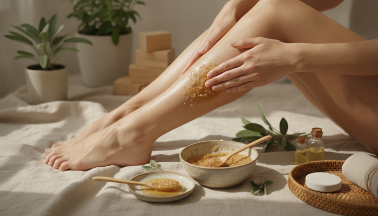 découvrez nos recettes maison de gommage des jambes et les gestes clés pour obtenir une peau douce, lisse et éclatante. prenez soin de vos jambes naturellement !